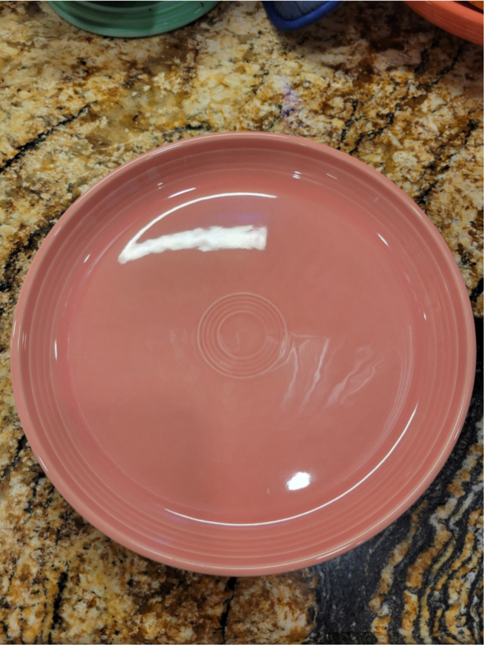 Fiesta Peony Dinner Bowl Plate 10-3/8" 40 oz New with Tags NWT Made in USA